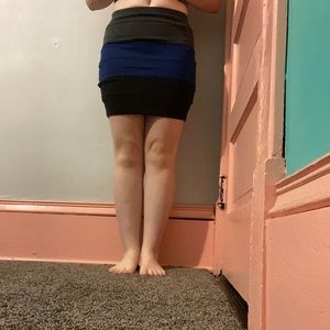 Black blue and great pencil skirt